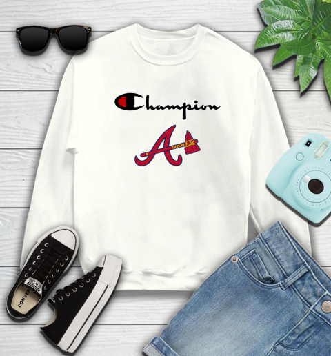 MLB Baseball Atlanta Braves Champion Shirt Sweatshirt