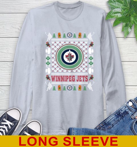 Winnipeg Jets Merry Christmas NHL Hockey Loyal Fan Long Sleeve T-Shirt 6