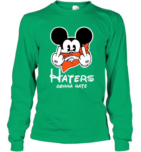 Personalized Denver Broncos Mickey Mouse Haters Gonna Hate All