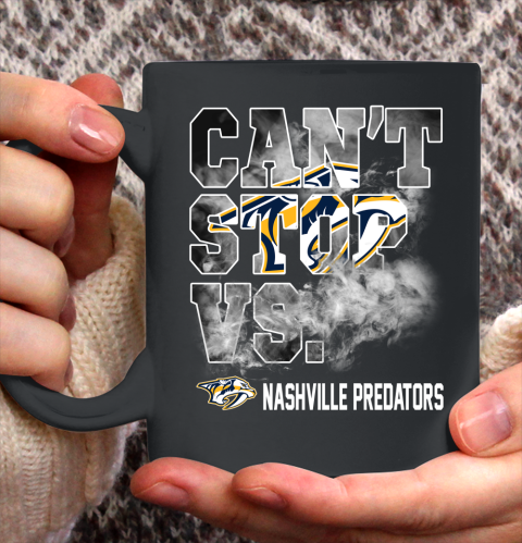 NHL Nashville Predators Hockey Can't Stop Vs Ceramic Mug 11oz