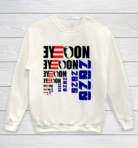 BYEDon 2020 US Election Minimalist White House Joyful Smile Youth Sweatshirt