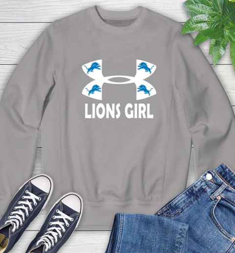 NFL Detroit Lions Girl Under Armour Football Sports Sweatshirt 5