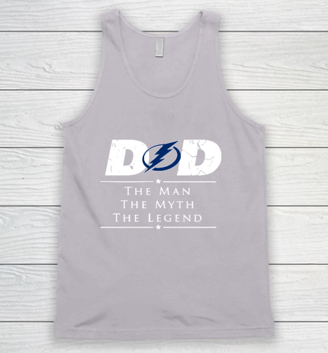Tampa Bay Lightning NHL Ice Hockey Dad The Man The Myth The Legend Tank Top 3