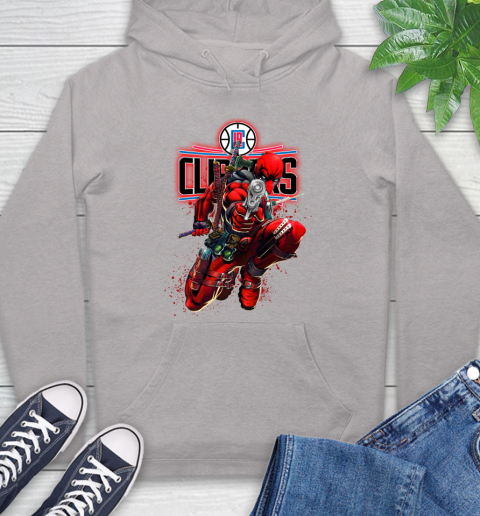 NBA Deadpool Marvel Comics Sports Basketball LA Clippers Hoodie 12
