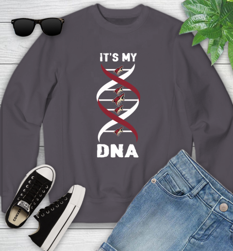 Arizona Coyotes NHL Hockey It's My DNA Sports Youth Sweatshirt 5