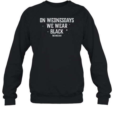 Wednesday  On Wednesdays We Wear Sweatshirt