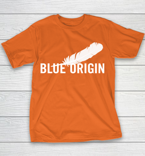 Blue Origin  All White Youth T-Shirt 4