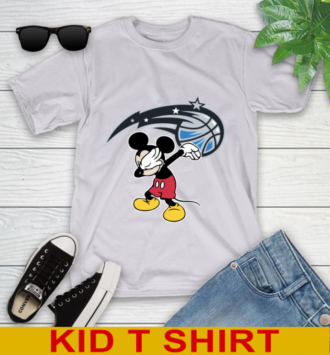 Orlando Magic NBA Basketball Dabbing Mickey Disney Sports Youth T-Shirt 5