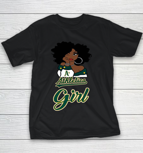 Oakland Athleticss Girl MLB Youth T-Shirt 2