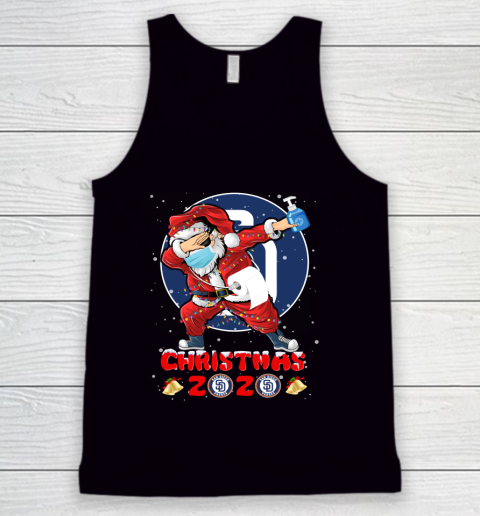 San Diego Padres Funny Santa Claus Dabbing Christmas 2020 MLB Tank Top