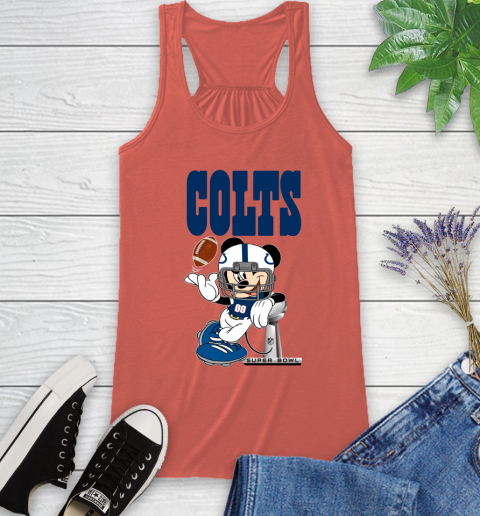 NFL Indianapolis Colts Mickey Mouse Disney Super Bowl Football T Shirt Racerback Tank 4
