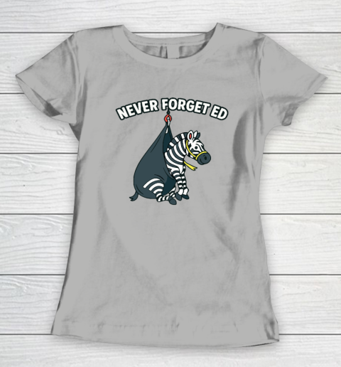 Never Forget Ed The Zebra Captured Women's T-Shirt 7