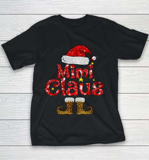 Funny Santa Mimi Claus Merry Christmas Youth T-Shirt