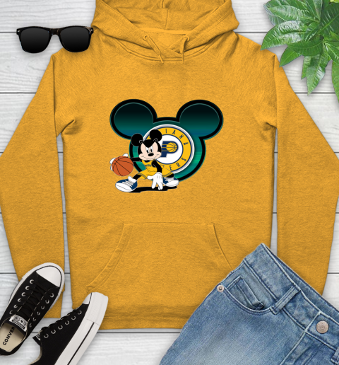 NBA Indiana Pacers Mickey Mouse Disney Basketball Youth Hoodie 3