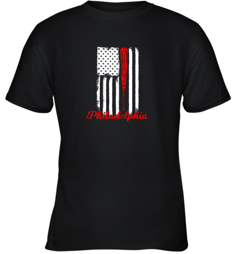 Philadelphia Baseball Flag Shirt For Philly Baseball Fans Youth T-Shirt