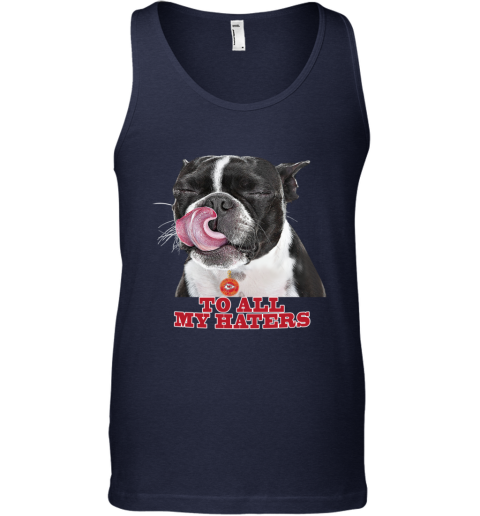 Kansas City Chiefs To All My Haters Dog Licking tn1j kansas city chiefs to all my haters dog licking unisex tank 17 front navy