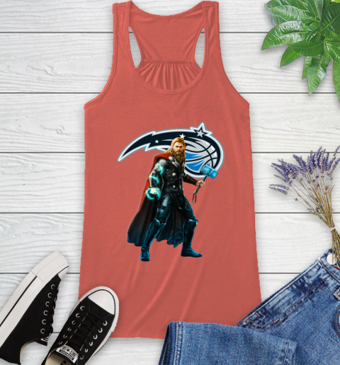 NBA Thor Avengers Endgame Basketball Orlando Magic Racerback Tank 4