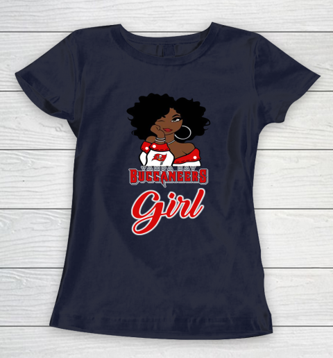 Tampa Bay Buccaneers Girl NFL Women's T-Shirt 4