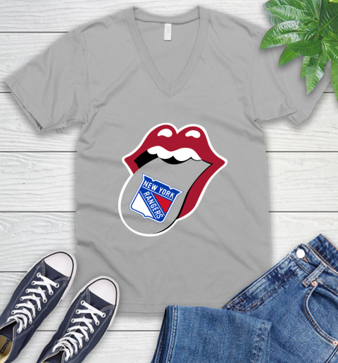 New York Rangers NHL Hockey Lips I Root For My Team Adoring Fan 52