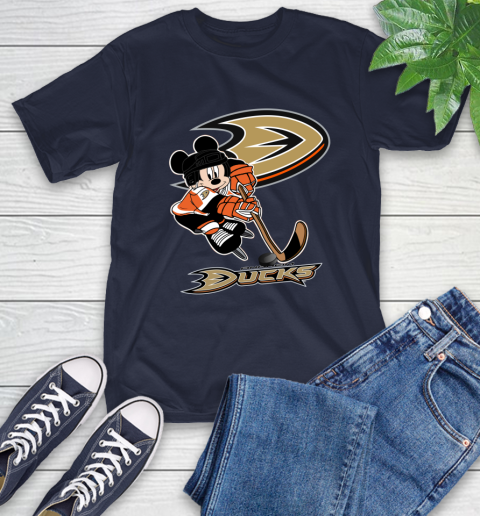 NHL Anaheim Ducks Mickey Mouse Disney Hockey T Shirt T-Shirt 4