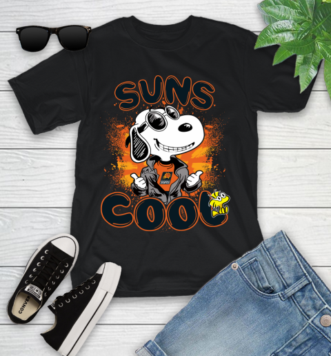 NBA Basketball Phoenix Suns Cool Snoopy Shirt Youth T-Shirt