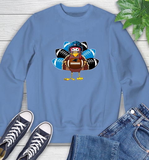 Carolina Panthers Turkey Thanksgiving Day Sweatshirt 11