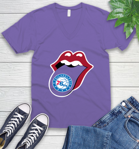 Philadelphia 76ers NBA Basketball Lips I Root For My Team Adoring Fan 57