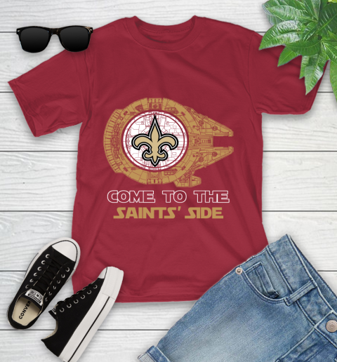 NFL Come To The New Orleans Saints Wars Football Sports Youth T-Shirt 14