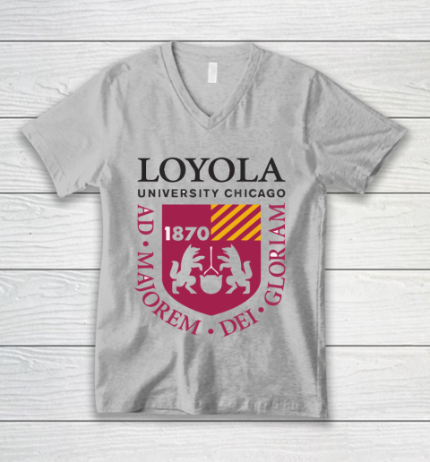 Loyola University Chicago 1870 V-Neck T-Shirt 2