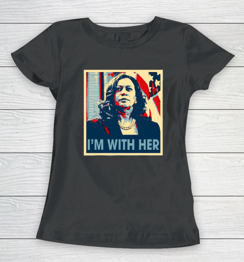 I'm With Her Kamala Vote For 2024 President Kamala Harris Women's T-Shirt