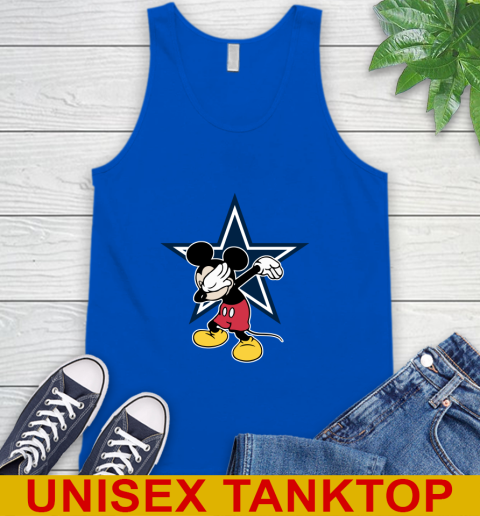 Dallas Cowboys NFL Football Dabbing Mickey Disney Sports Tank Top 5