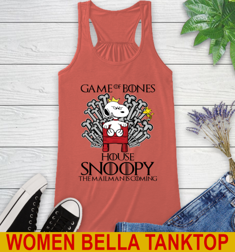 Game of bones house snoopy the mailman is coming tshirt 38