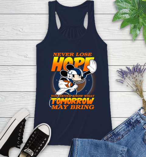 Indianapolis Colts NFL Football Mickey Disney Never Lose Hope Racerback Tank 10