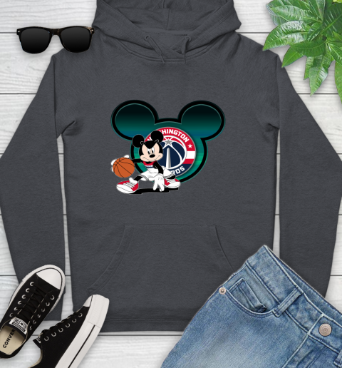 NBA Washington Wizards Mickey Mouse Disney Basketball Youth Hoodie 8