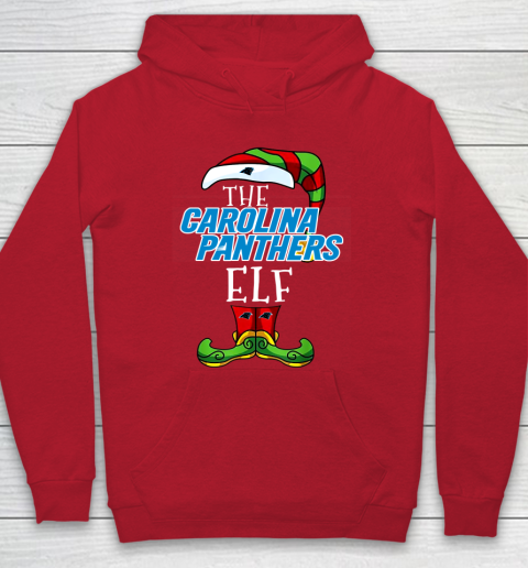 Carolina Panthers Christmas ELF Funny NFL Hoodie 7
