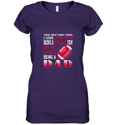 dkxz i love more than being a bills fan being a dad football women v neck t shirt 39 front purple