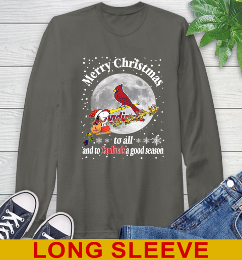 St.Louis Cardinals Merry Christmas To All And To Cardinals A Good Season MLB Baseball Sports Long Sleeve T-Shirt 10