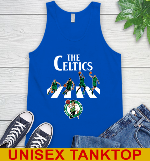NBA Basketball Boston Celtics The Beatles Rock Band Shirt Tank Top 4