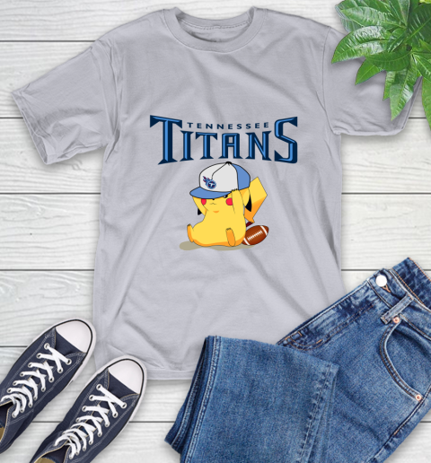 NFL Pikachu Football Tennessee Titans T-Shirt 6