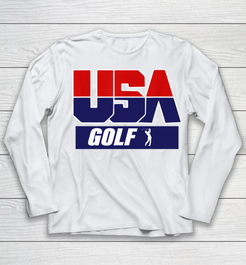 Golf USA TEAM FLAG American olympics Tokyo 2020 2021 Japan olympic Sport Youth Long Sleeve