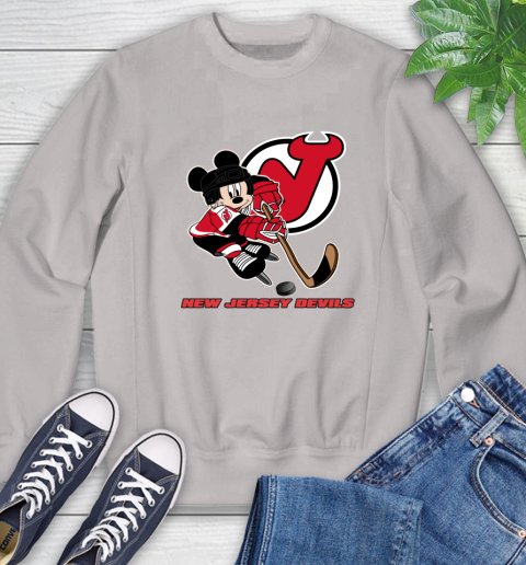 NHL New Jersey Devils Mickey Mouse Disney Hockey T Shirt Sweatshirt 12