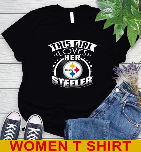 Pittsburgh Steelers NFL Football This Girl Loves Her Team 85
