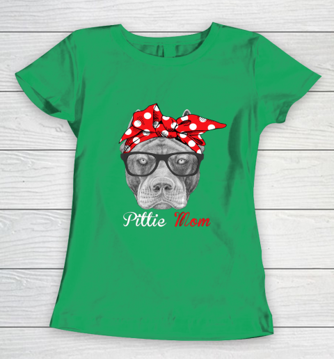 Dog Mom Shirt Pittie Mom Shirt for Pitbull Dog Lovers Mothers Day Women's T-Shirt 5