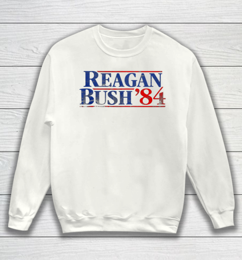 Reagan Bush 84 Vintage Style Conservative Republican Sweatshirt