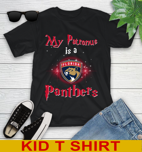 NHL Hockey Harry Potter My Patronus Is A Florida Panthers Youth T-Shirt