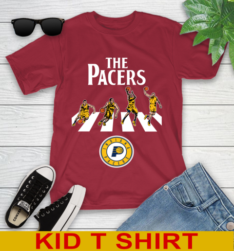 NBA Basketball Indiana Pacers The Beatles Rock Band Shirt Youth T-Shirt 12