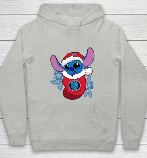 Detroit Lions Christmas Stitch In The Sock Funny Disney NFL Youth Hoodie 2