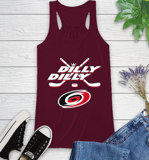 NHL Carolina Hurricanes Dilly Dilly Hockey Sports Racerback Tank 3