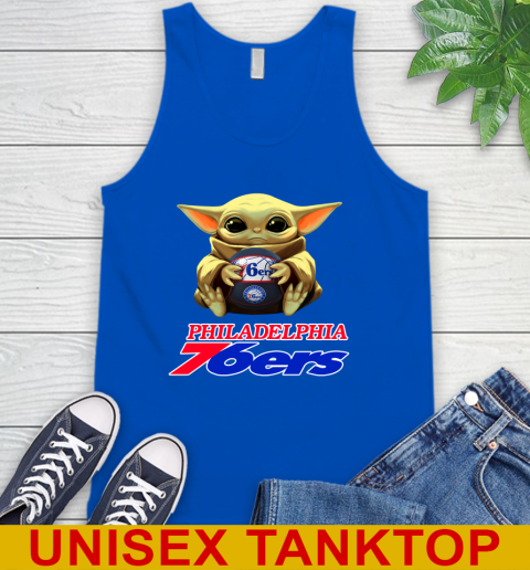 NBA Basketball Philadelphia 76ers Star Wars Baby Yoda Shirt 74
