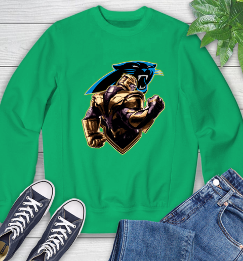 NFL Thanos Avengers Endgame Football Sports Carolina Panthers Sweatshirt 6